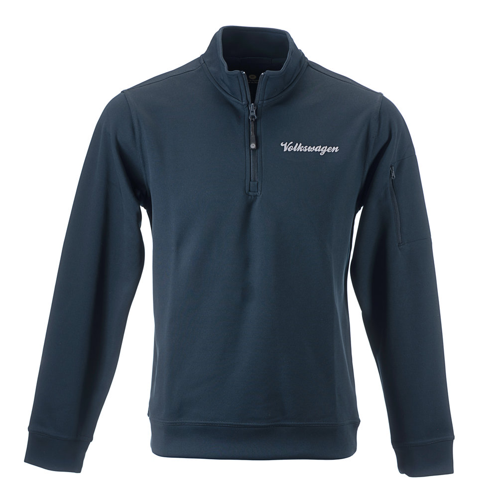 Unisex Vintage Tech Top 1/4 Zip (Navy) - ShopVWLifestyle operated