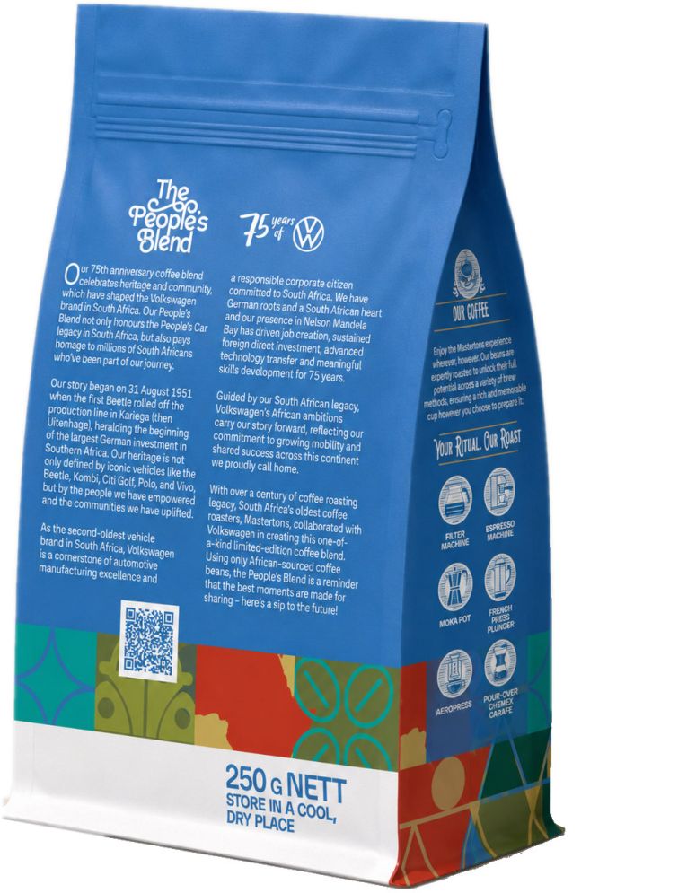 The People's Blend Coffee Back