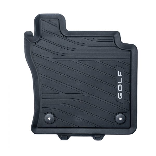 Golf 8 All-Weather Mat - Front (Titanium, Black) 3