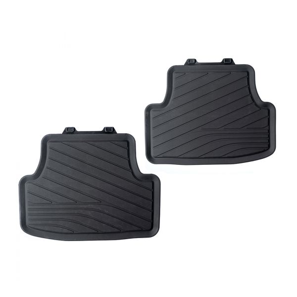 Golf 8 All-Weather Mat - Rear (Titanium, Black) 1