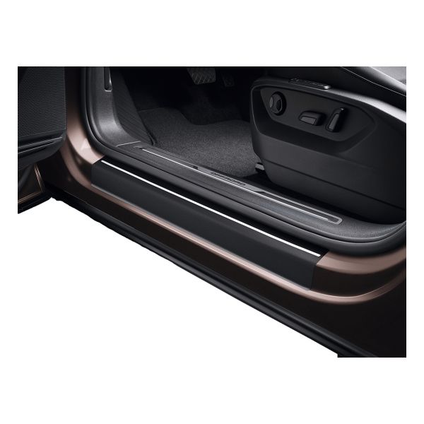 Tiguan & Allspace Protective Film - Sill Rail Entry - Front and Rear (Black/Silver) 1