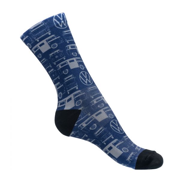 VW Buli Bus Crew Socks Hero
