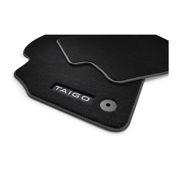 Taigo Textile Floor Mats - Front & Rear (Premium with Lettering)