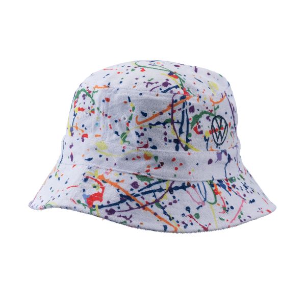 VW Splatter Towelling Bucket Hat Hero