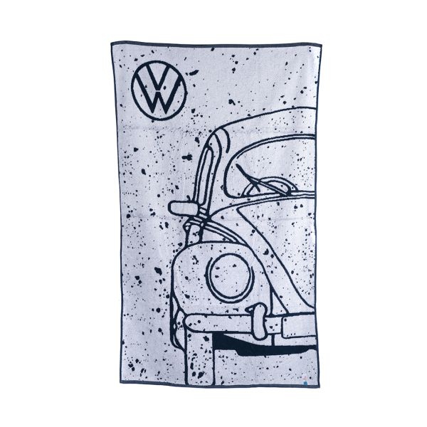 VW Beach Bug Towel (90 x 150) Reverse Light