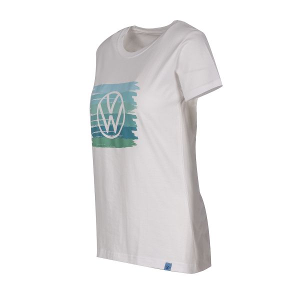 Ladies VW Paint Shop T (Teal) Side