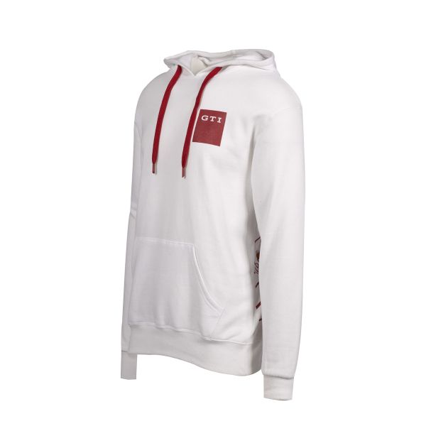 Unisex GTI 19" Hoodie (White) Side