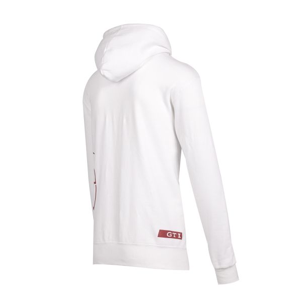 Unisex GTI 19" Hoodie (White) Side Logo