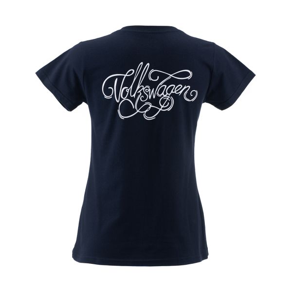 Ladies VW Ink T (Navy) Back