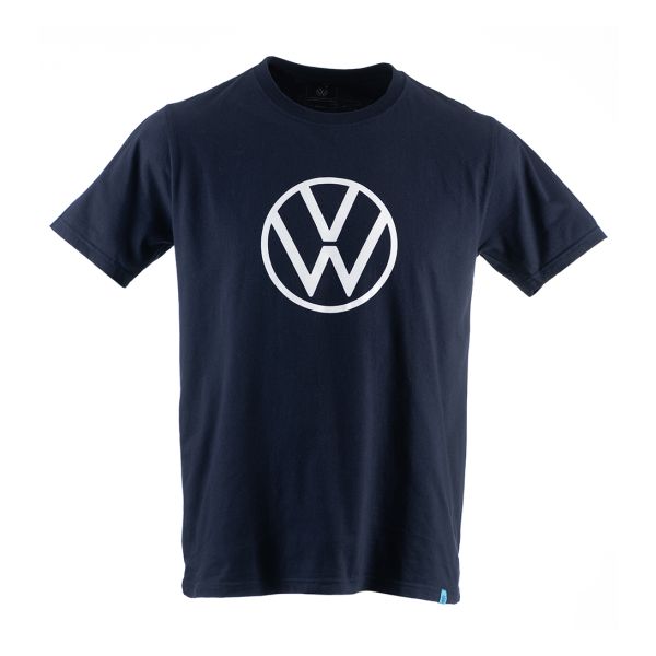 Mens VW Logo T (Navy) Hero