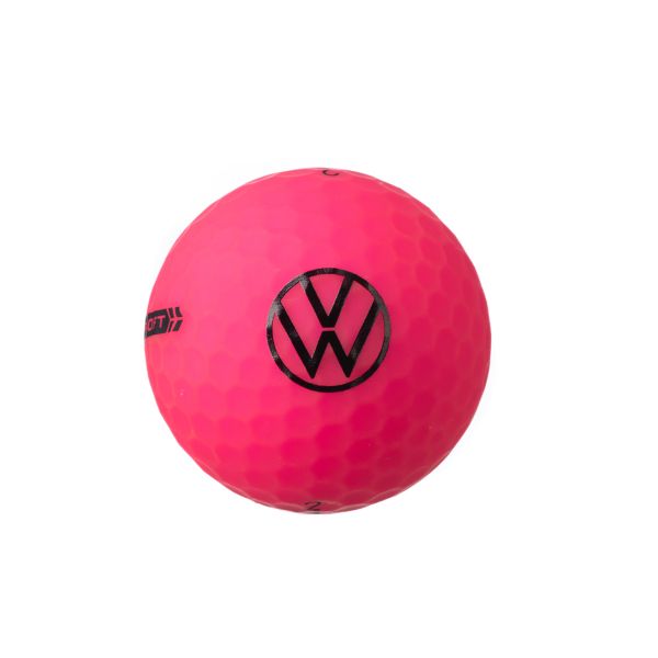 VW Callaway Supersoft Golf Ball Pink (3 Balls) Ball Logo