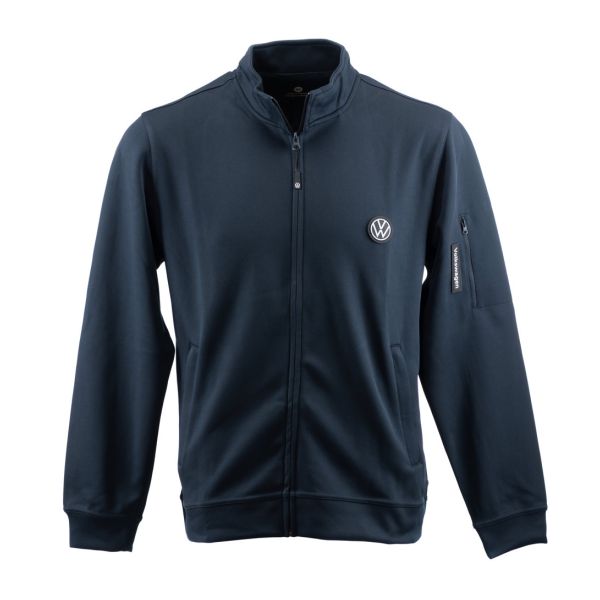 Unisex VW Tech Top Full Zip (Navy) Hero