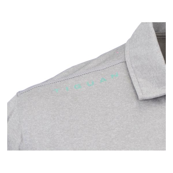 Mens VW Tiguan Launch Polo (Grey) Logo