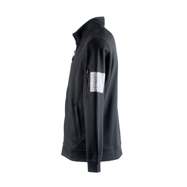 Unisex POLO Tech Top Full Zip (Black) Left
