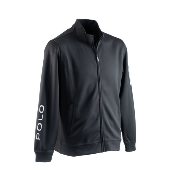 Unisex POLO Tech Top Full Zip (Black) Angle