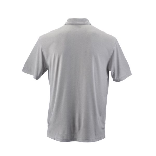 Mens Amarok Polo (Grey Melange) Back