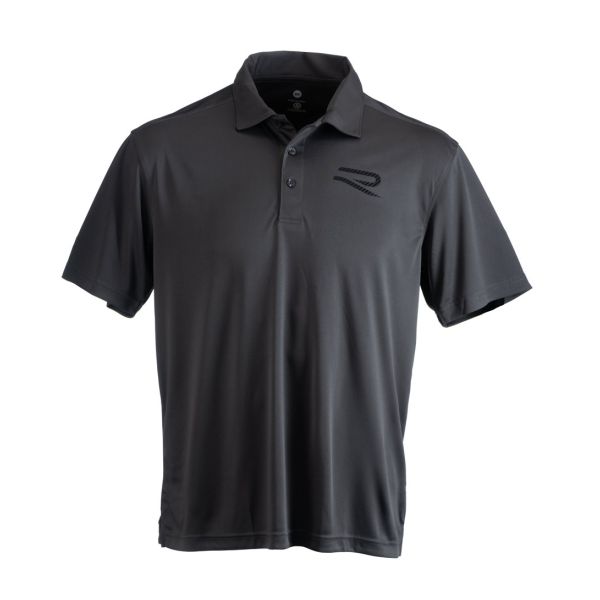 Mens R Polo (Charcoal) Hero