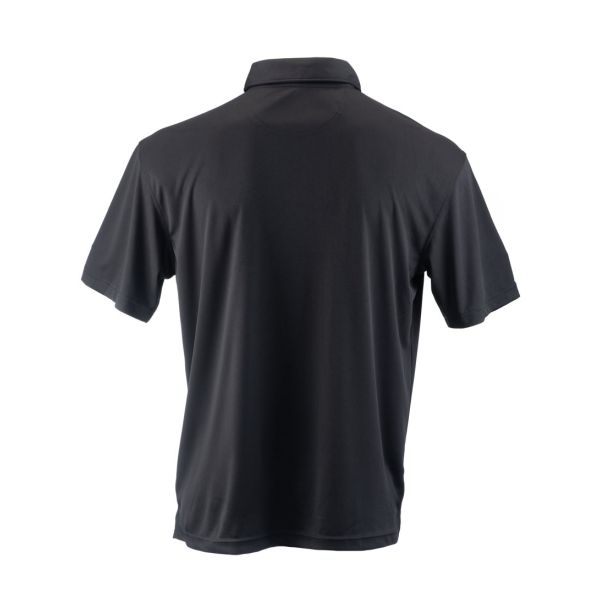 Mens VIVO Polo (Black) Back