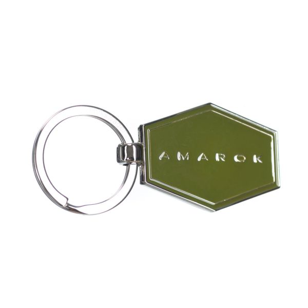 VW Amarok Destination Keyring (Khaki) Angle