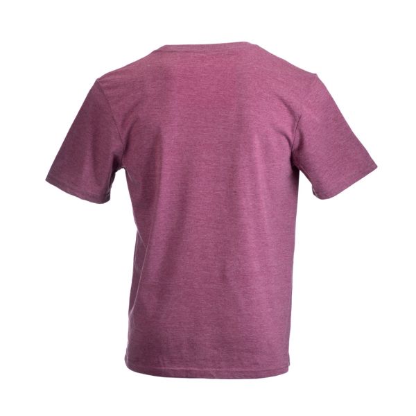 Mens Beach Bus T (Burgandy Melange) Reverse