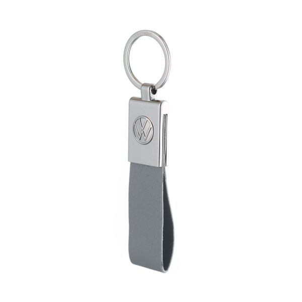 VW PU Tab Keyring in Presentation Box (Grey)