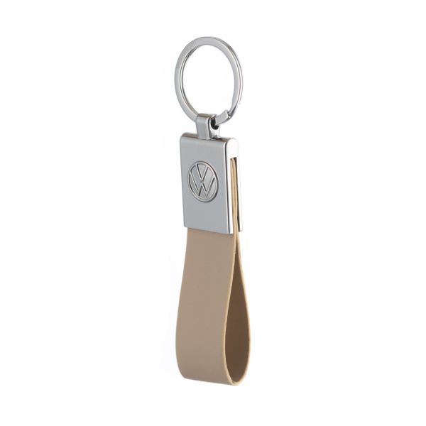 VW PU Tab Keyring in Presentation Box ( Neutral)