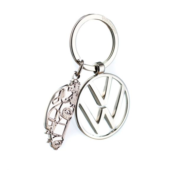 VW Beetle Charm Keyring Angle 1