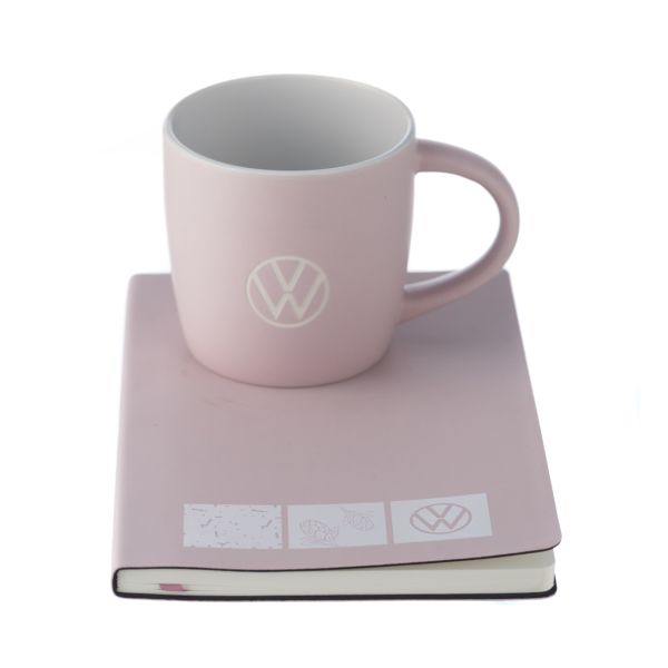 VW Refresh Mug & Notebook Set (Pink) Hero