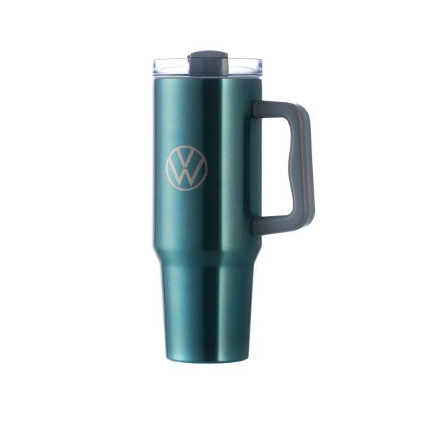 VW Maxi Stainless Travel Tumbler (1.2Lt) Metalic Light Blue Front