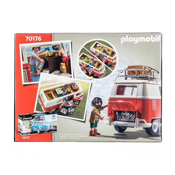 Kids Playmobil T1 Camper Bus Back