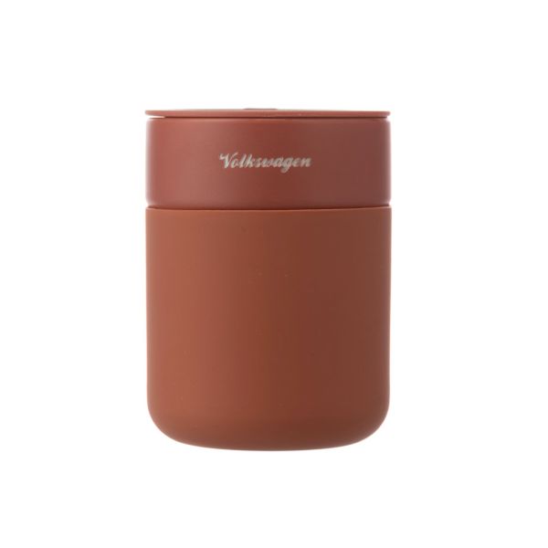 VW Ceramic Coffee Tumbler (Burnt Orange) Front