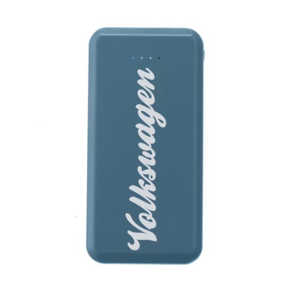 VW Signature Powerbank 10 000mAh (Blue) Front