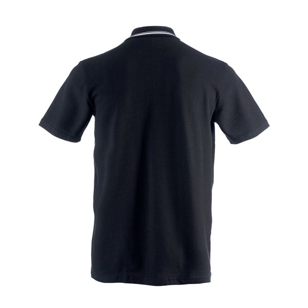 Mens VW Cotton Polo (Black) Back