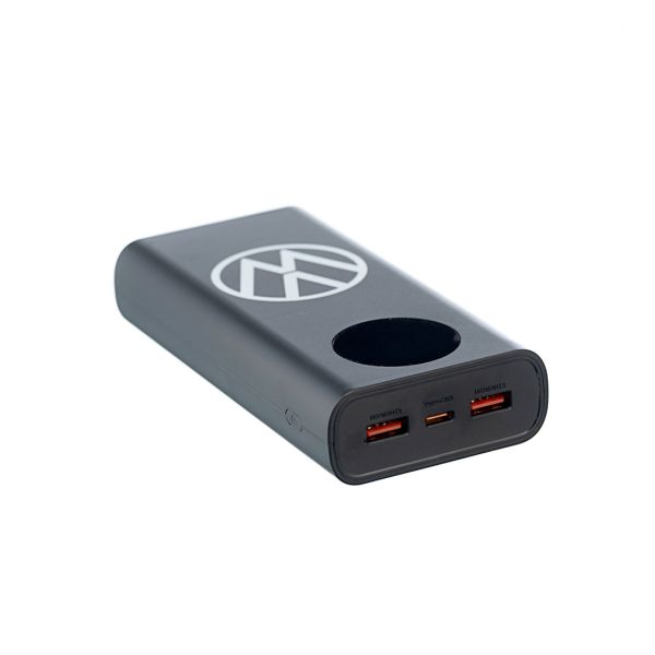 VW Fast Charger Pocket Powerbank 20 000mAh Flat Front