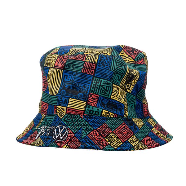 VW 75 Years Bucket Hat Front Angle