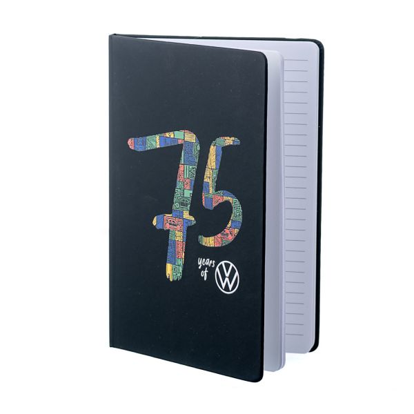 VW 75 Years Notebook Open