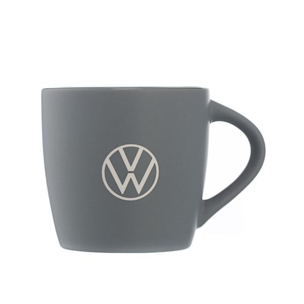 VW Logo Coffee Mug - Grey Front