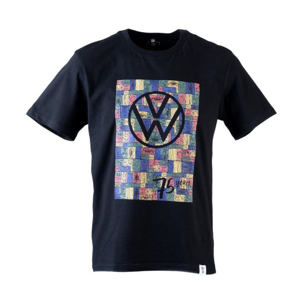 VW Unisex 75 Years T (Black) Primary