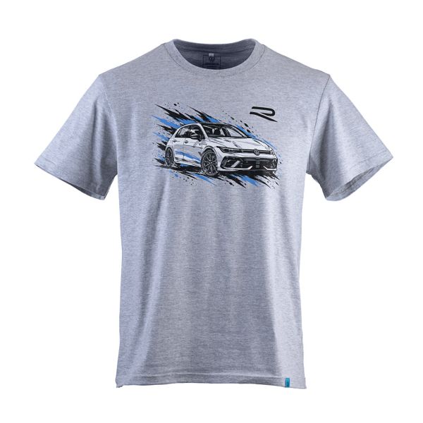 Mens R Performance T (Melange Grey) Primary