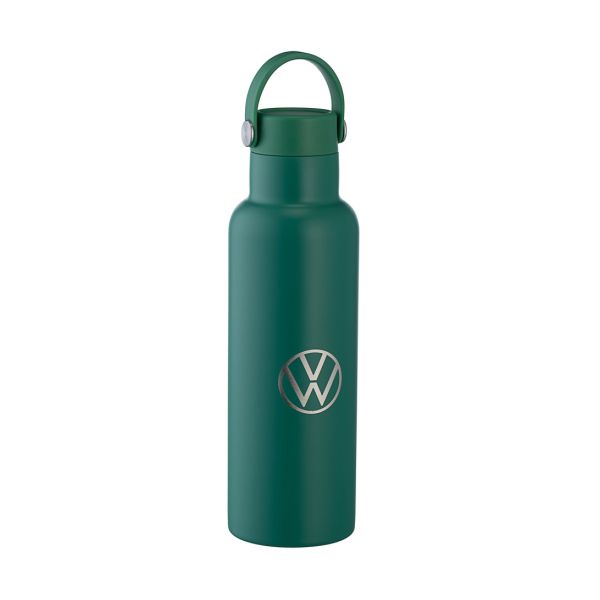 VW Vacuum Water Bottle (750ml) Green Front